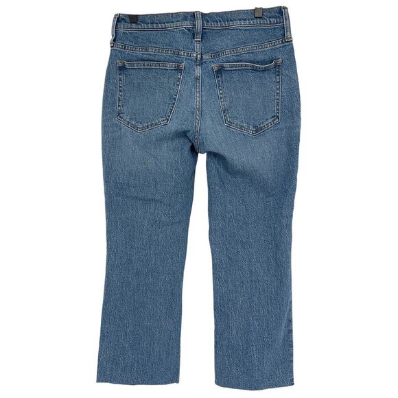 J.Crew 9'' Demi Boot Crop Jean in Clyde Wash Medium Blue Size 28 - Picture 10 of 10